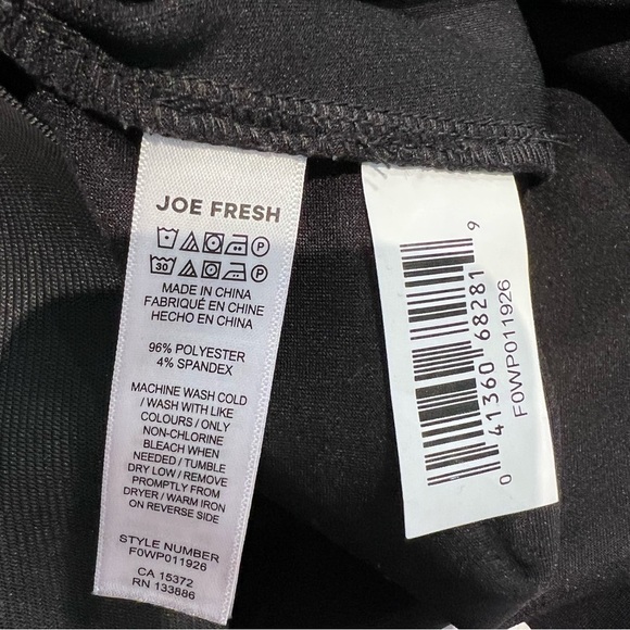 Joe fresh black suede-Like pants 2X soft figure flattering new with tags NWT - Picture 11 of 11